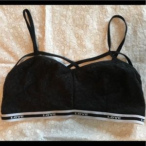 Black bralette